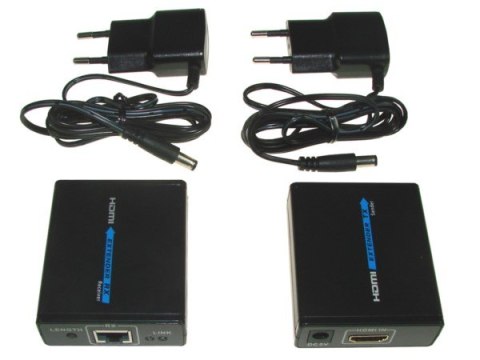 HDMI Extender 50m po skrętce 1xCat6