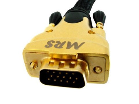 Kabel VGA 10m MRS-178 RGBHV złocony z filtrem