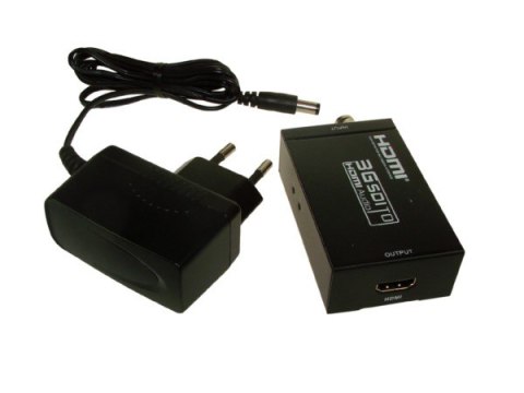 Konwerter BNC/ SDI + audio JACK 3,5mm- HDMI