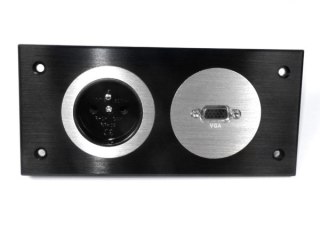 Media port Cova 1*230V 1*VGA