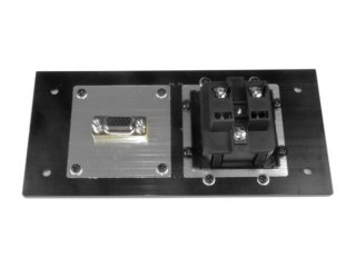 Media port Cova 1*230V 1*VGA