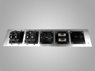 Media port Cova 2*230V 2*RJ45 2*VGA 2*mały jack