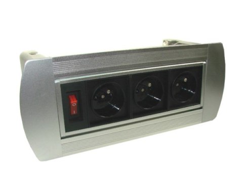 Media port Latis 3*230V z wyłącznikiem