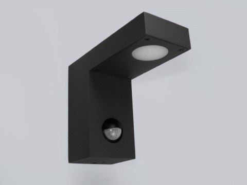 Oprawa elewacyjna LED Laia 7W WW czarna IP54 z czu