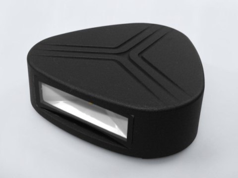 Oprawa elewacyjna LED Sebbe 3Wx2 WW czarna IP54