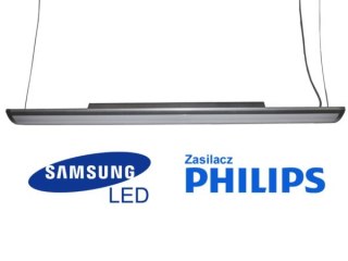 Oprawa led wisząca Achestan 40W WW srebrna 1196*1