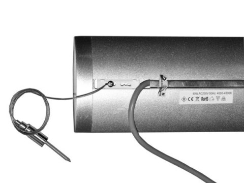 Oprawa led wisząca Achestan 40W WW srebrna 1196*1