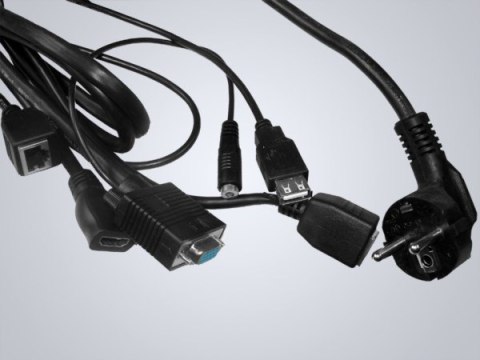 Power port COLUMN 3*Gn zasila HDMI,USB.VGA RJ45*2