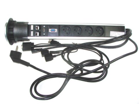 Power port COLUMN 4*Gn zasila HDMI,USB VGA RJ45*2