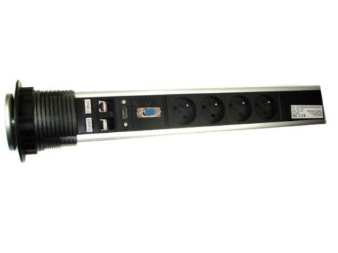 Power port COLUMN 4*Gn zasila HDMI,USB VGA RJ45*2