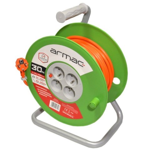 Przedłużacz bębnowy 4x2p+Z 16A H05VV-F/3x1,5 30m