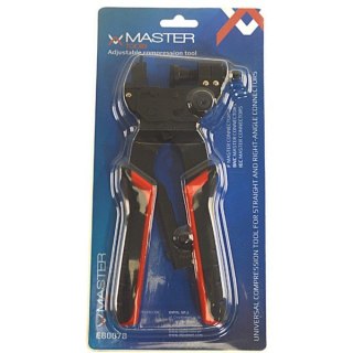 Zaciskacz MASTER złącza BNC, F, IEC, RCA kompresow