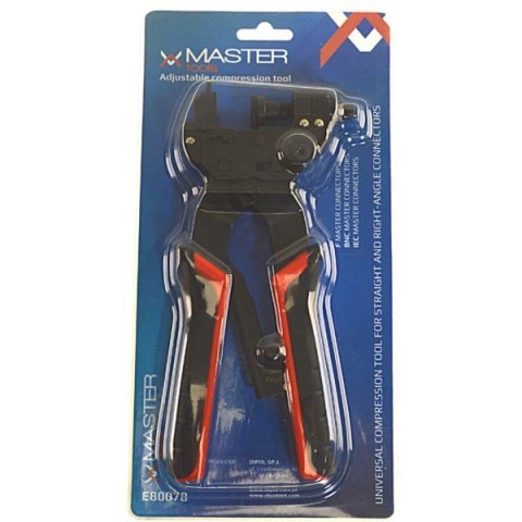 Zaciskacz MASTER złącza BNC, F, IEC, RCA kompresow