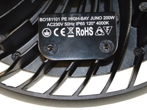 Lampa LED High bay Juno 200W 4000K Nichia