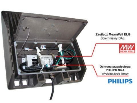 Lampa uliczna LED Bahira 100W 5500K Nichia DALI