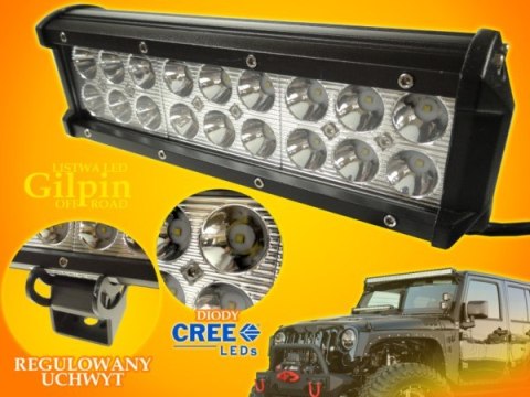 Listwa LED Gilpin 54W CW Off Road 12V-24V