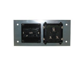 Media port Cova 1*230V 1*RJ45 1*RJ11 srebrny