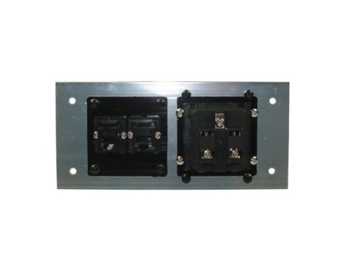 Media port Cova 1*230V 1*RJ45 1*RJ11 srebrny