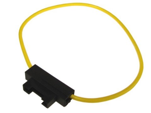 Oprawa bezpiecznika nożowego 1,5mm żółty op/100