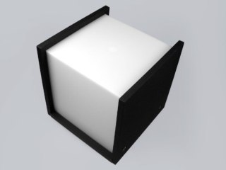 Oprawa elewacyjna Javen 1x E27 czarna