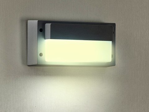 Oprawa elewacyjna LED Barr 9W WW szara