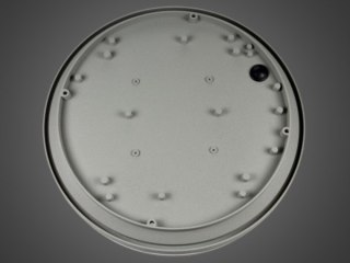 Oprawa elewacyjna LED Jonas 18W WW szara