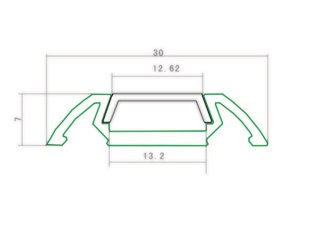 Profil LED PL2ANA-01 2,0m klosz frosted