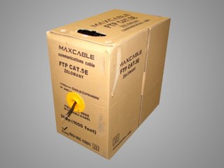 Przewód FTP5 drut CCA +żel 305m MAXCABLE