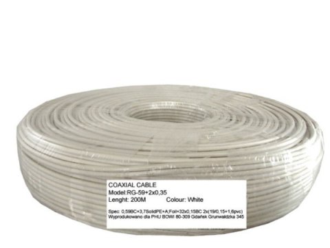 Przewód RG59+2x0,35