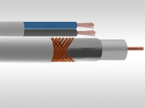 Przewód RG59+2x0,35