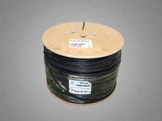 Przewód UTP5E drut Cu UV+ linka nośna 500m MAXCABL