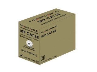 Przewód UTP6 drut Cu 305m MAXCABLE