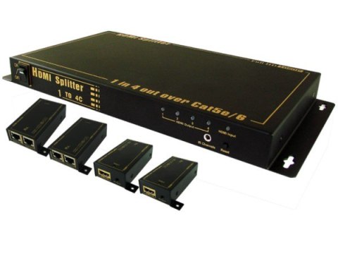 Rozgałęźnik HDMI 1x4 po skrętce