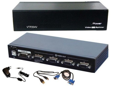 Rozgałęźnik VGA 1 input/4 output