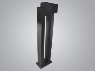 Słupek ogrodowy LED Laima 6W WW czarna IP54 60cm