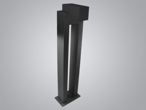 Słupek ogrodowy LED Laima 6W WW czarna IP54 60cm