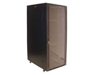 Szafa 19" stojąca 42U 800x800 BETA RAL9004 szkło