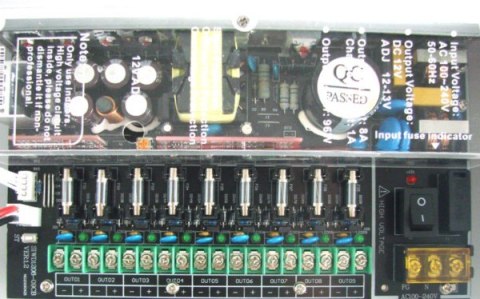 Zasilacz CCTV back up 12V-9P/8A