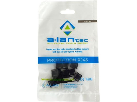 Blokada gniazda USB przed nieautoryzowanym wpięciem, kolor czarny (opakowanie 10 szt. + klucz) ALANTEC