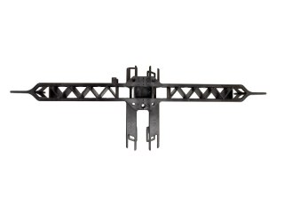 Mufo-przełącznica światłowodowa słupowo-ścienna, płaska, 96 spawów, IP67 w zestawie zintegrowany stelaż zapasu kabla ALANTEC