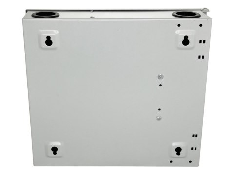 Naścienna światłowodowa szafka rozdzielcza (24 x SC simplex) z zamkiem (w zestawie tacki) ALANTEC