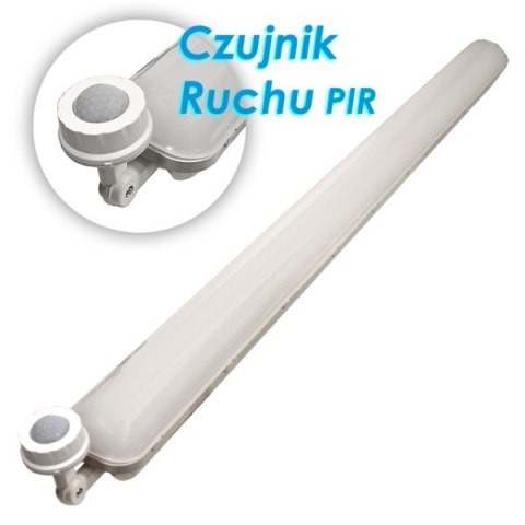 Oprawa led Volter PQ 30w 120cm 4000K IP65 PIR