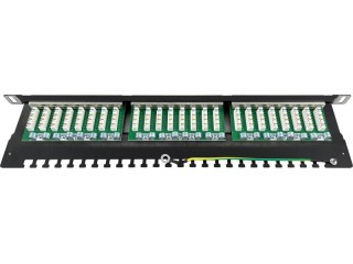Patch panel OPTIMUM STP kat.6 24 porty 0.5U ALANTEC