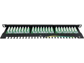Patch panel OPTIMUM UTP kat.5e 24 porty LSA 0.5U ALANTEC