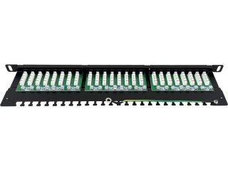 Patch panel OPTIMUM UTP kat.6 24 porty LSA 0.5U ALANTEC
