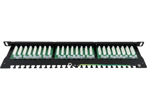 Patch panel OPTIMUM UTP kat.6 24 porty LSA 0.5U ALANTEC