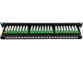 Patch panel OPTIMUM UTP kat.6 48 portów LSA 1U ALANTEC