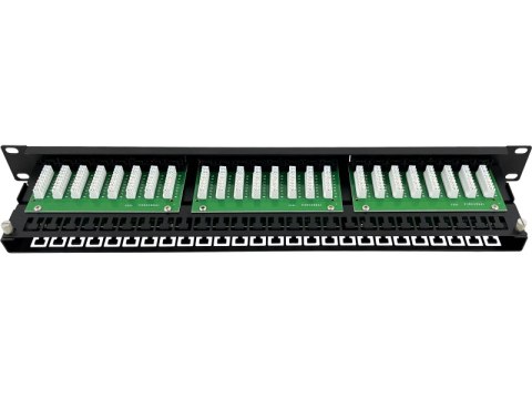 Patch panel OPTIMUM UTP kat.6 48 portów LSA 1U ALANTEC