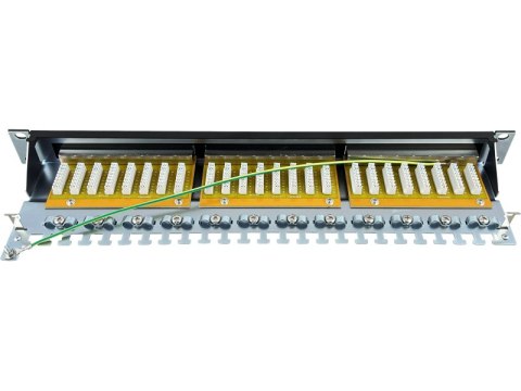 Patch panel STP kat.6 24 porty LSA 1U ALANTEC