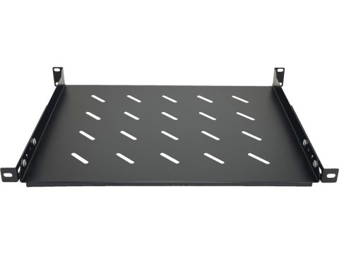 Półka stała 19" 1U głęb. 350mm, czarna, 4 punkty mocowania ALANTEC